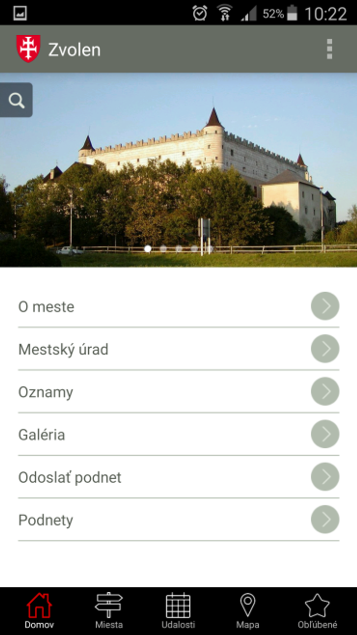 Aplikácia ZV mesto